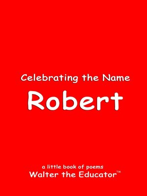cover image of Celebrating the Name Robert